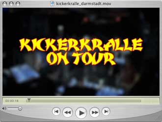 Kickerkralle on Tour